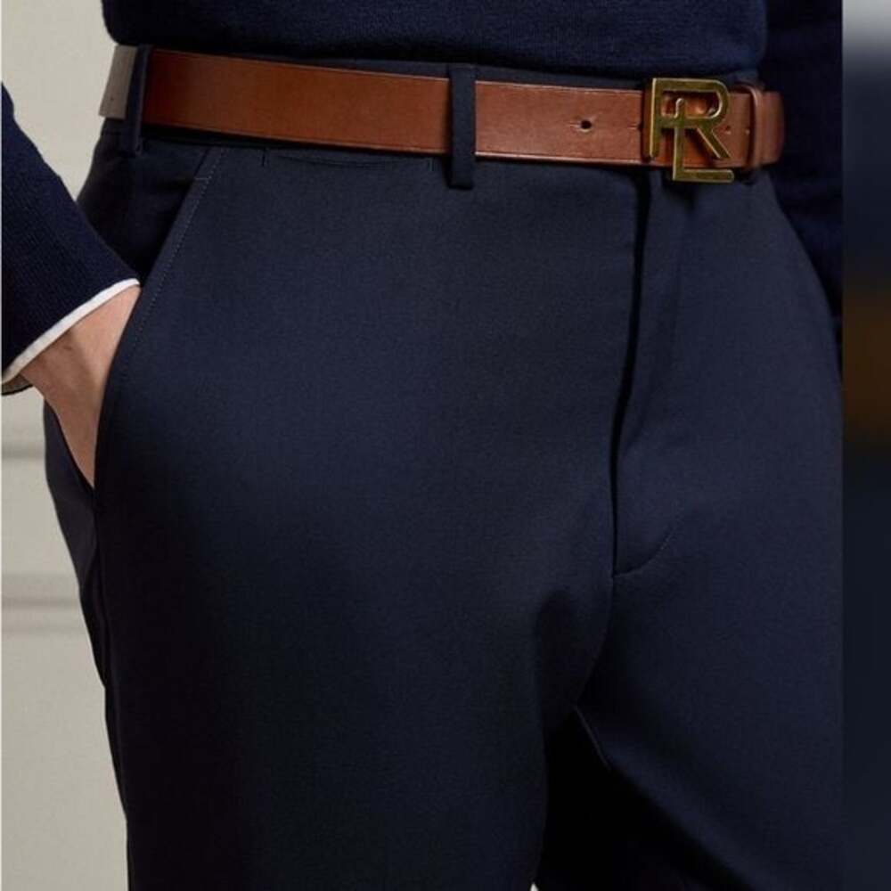 Lauren Ralph Lauren Navy Natural Wool Dress Pants Size 36 X32